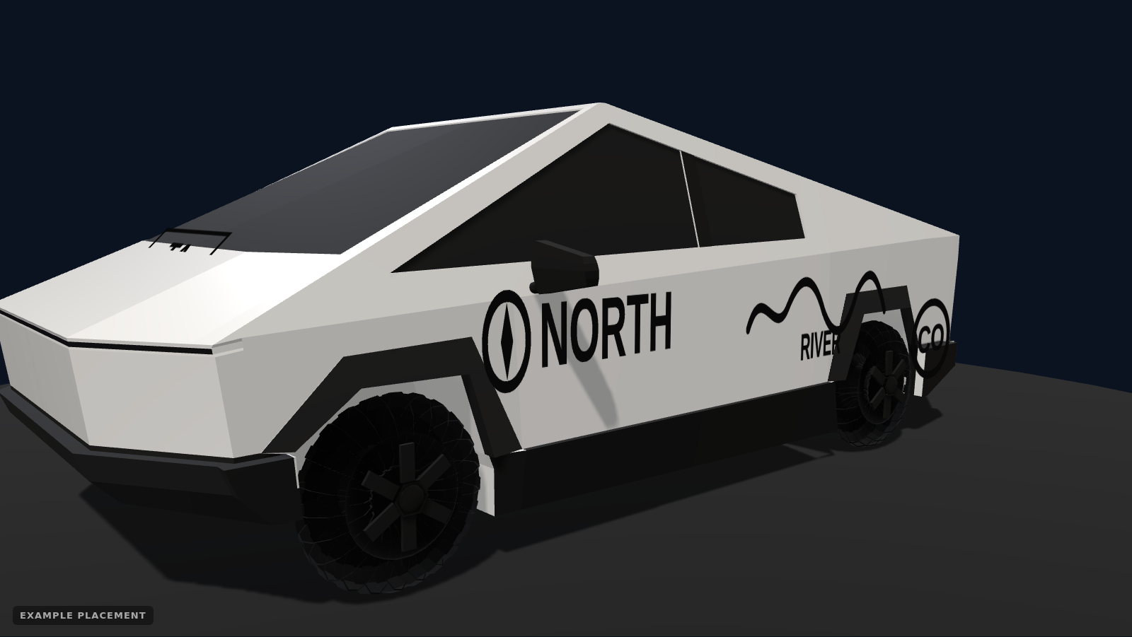 Tesla Cybertruck AWD — flat preview fallback